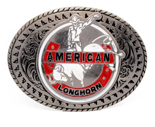 Fivela Country Longhorn American Original Boi Peao Cowboy