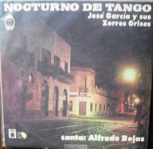 Lp Vinilo Nocturno De Tango José García Y Sus Zorros Grises