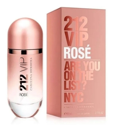 212 Vip Rosé Carolina Herrera Edp X 80ml Perfume Mujer