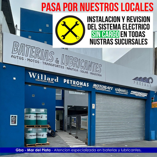 Imagen 10 de 10 de Bateria Auto Willard 12x55 Ub670 12 Volt 55 Amper