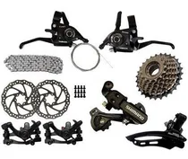 Comprar Kit Grupo 21v Marcha Cambios Shimano Rapid Fire Freio Disco 