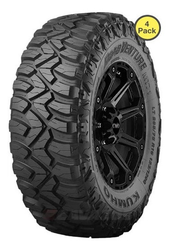 Paq 4 Llantas Kumho Road Venture Mt71 35x12.50r20lt 125q