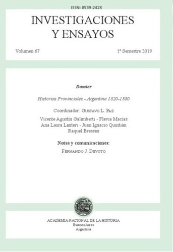 Revista Investigaciones Y Ensayos N° 67