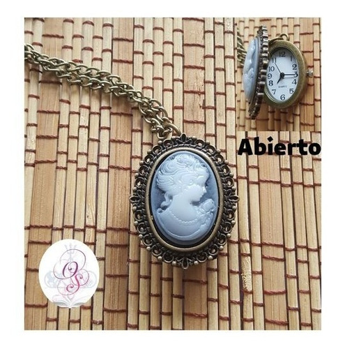 Collar Reloj Camafeo Katherin - Diario De Vampiros