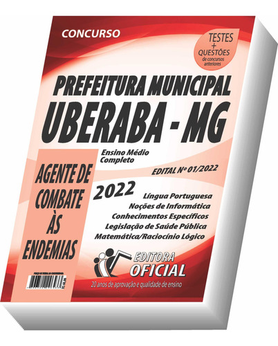 Apostila Uberaba - Mg - Agente De Combate Às Endemias