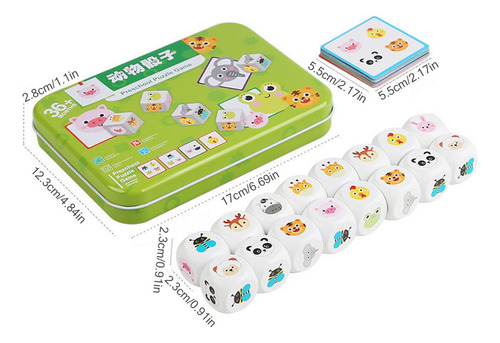 T Juegos Educativos A Juego Juego De Dados De Animales