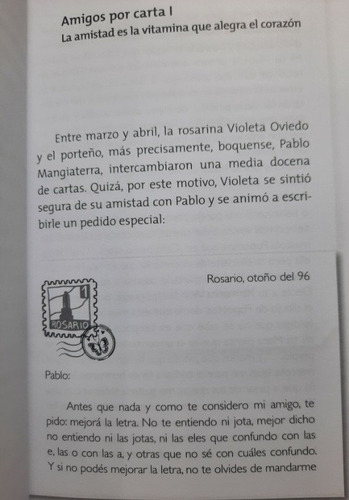 Cartas Amarillas De La Boca A Rosario M. Pérez Sabbi - Quipu