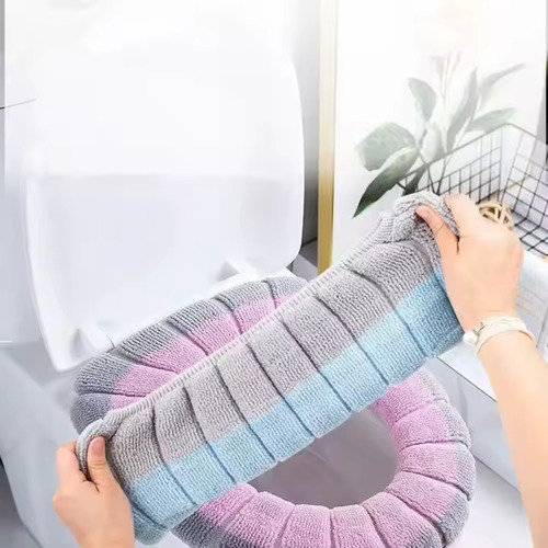 Capa De Vaso Sanitário Assento Almofada Sanitária Lavável Cor Azul Luctec