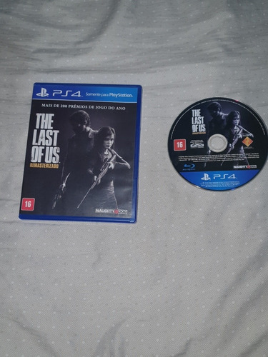The Last Of Us Remastered Ps4 Mídia Física 
