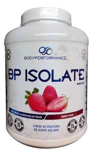 Bodyperformance Proteína Bp Isolate 5 Lb Suero De Leche Sabor Fresa