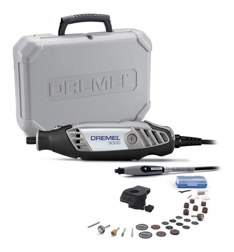 Dremel 3000 Kit 30 Accesorios + 2 Aditamentos