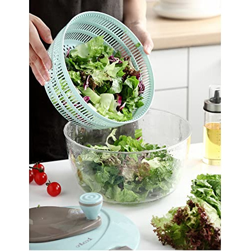 Centrifugadora De Ensaladas Manual Jrj, Secadora Rápid...