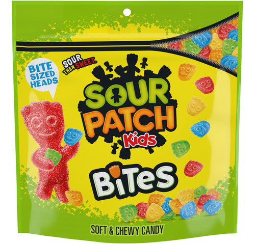 Sour Patch Kids Bites Original Soft & Chewy Candy, 12 Onzas