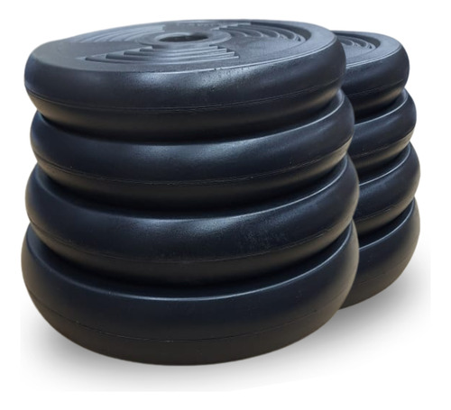 Conjunto Anilhas Academia 4 X 1,5kg Musculação Ginástica Kit