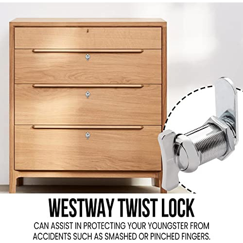 Locks Twist Lock Keyless Entry 5/8 Twist Lock Cylinder...