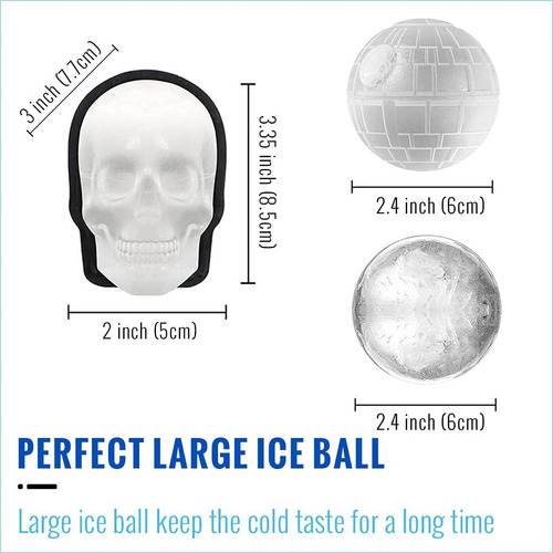 Molde Para Cubitos De Hielo Sphere, Molde Para Cubitos De Hi