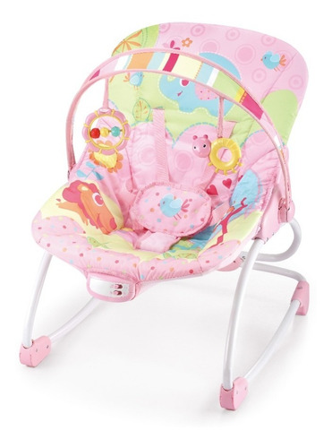 Cadeira De Descanso Bebê Rocker Rosa 6903 Mastela