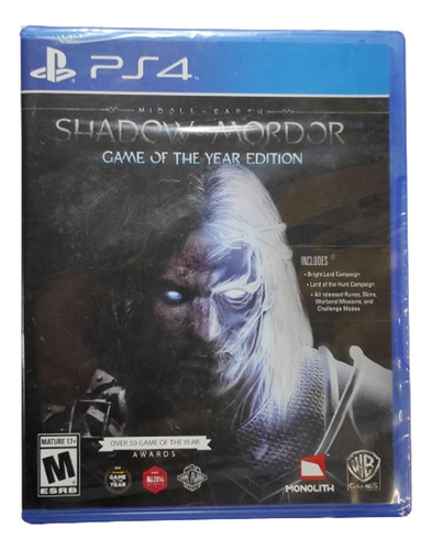 Shadow Of Mordor Goty Ps4 Nuevo