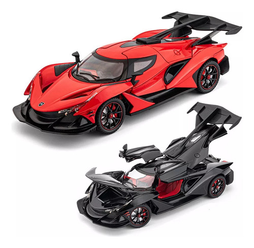 Apollo Intensa Emozione Miniatura Metal Car Com Luzes E Som