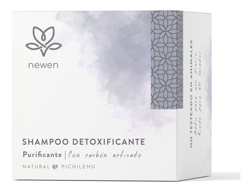 Shampoo Solido Detoxificante Con Carbon Activado