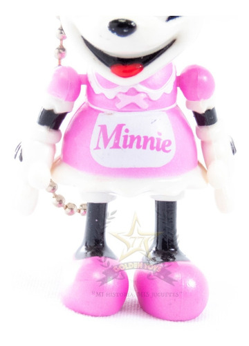 Disney Mickey Keysafe Minnie Mouse Traje Rosa Golden Toys (Usado)