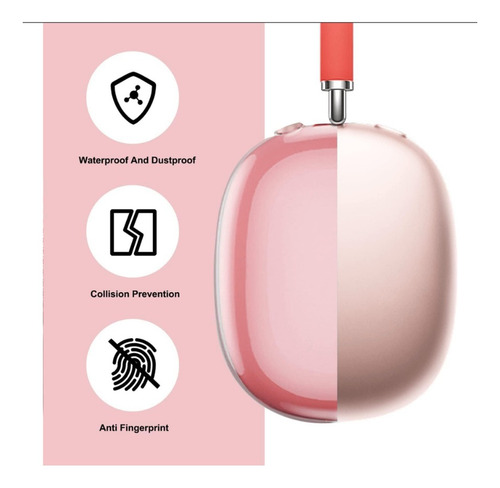 Cover Auriculares Compatibles Apple Airpods Max Rosa