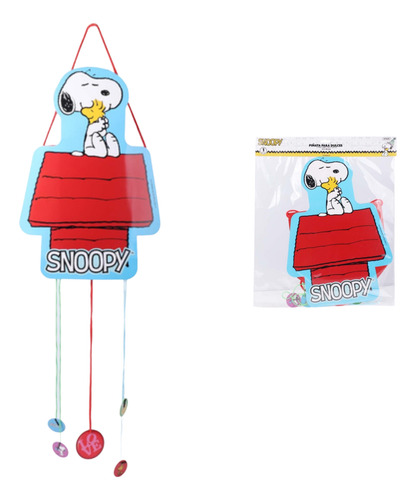 Piñata Diseño Snoopy 45x32 Cm Cumpleaños