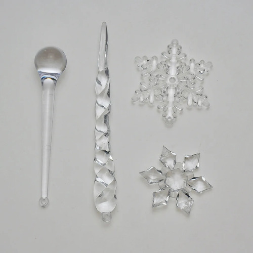 Cadena N De 40 Piezas Con Forma De Copo De Nieve, Diseño De