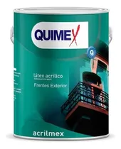 Comprar Pintura De Latex Acrilico Mate Quimexur Látex Acrílico Exterior Acrilmex Exterior Color Arena Aimogasta Con Acabado Mate De 1l