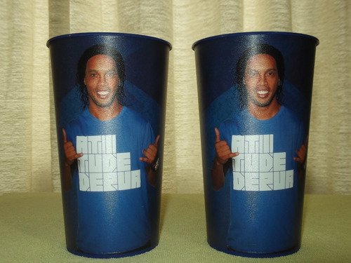 Vasos Pepsi Cola Vintage Retro Con La Imagen De Ronaldinho