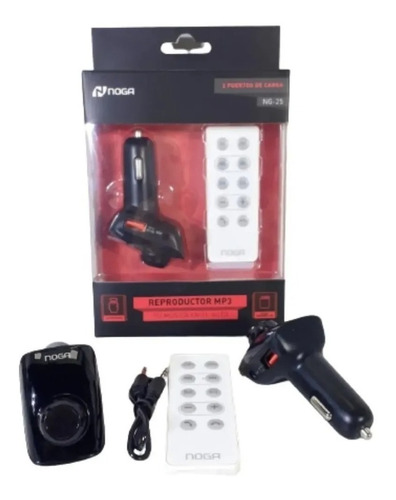 Modulador De Fm Para Auto Noganet Ng-25 Bluetooth/usb