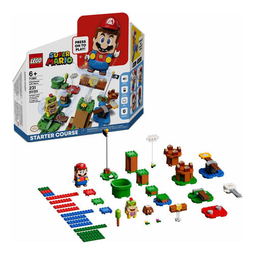 Figuras Para Armar Lego Super Mario Adventures With Mar Fgr