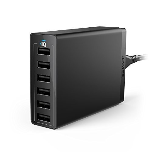 Cargador De Pared Usb Anker 60w De 6 Puertos, Powerport 6 Pa