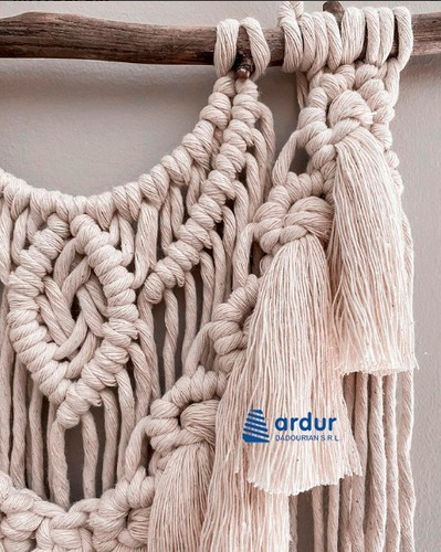 Imagen 2 de 10 de Cuotas! Hilo De Algodon Ideal Macrame Todos Los Grosores 1kg