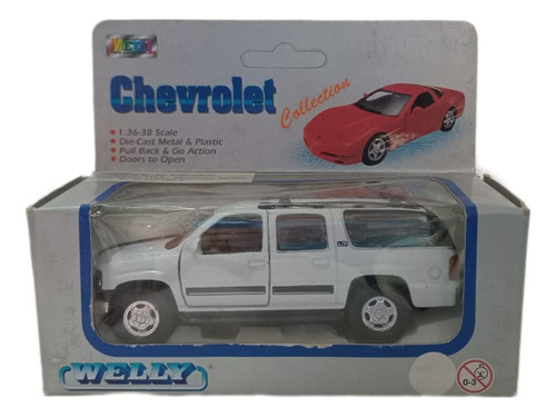 Camioenta Coleccion Chevrolet Suburban Welly 1/36