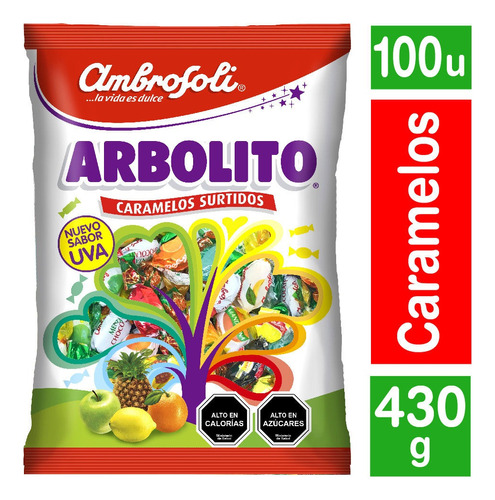 Caramelo Arbolito (bolsa Con 100 Unidades) Ambrosoli