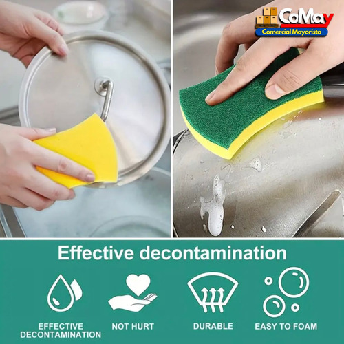 Esponja Pack 60pzs. Esponja De Limpieza Hogar, Cocina