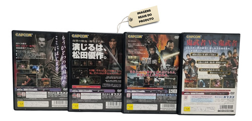 Onimusha 1, 2, 3 E Buraiden Original Japonês Ps2 Usado (Recondicionado)