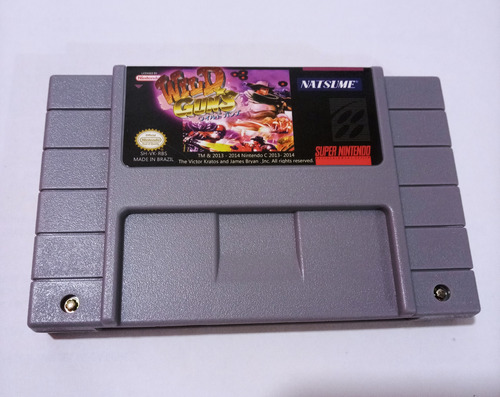 Wild Guns Snes Super Nintendo Juego Fisico Accion Y Aventura