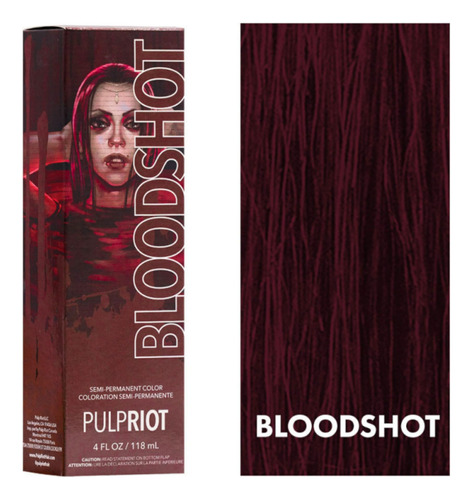 Pulp Riot - Color Semipermanente Bloodshot - 4 Fl Oz