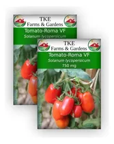 Comprar Tke Farms Gardens Semillas De Tomate Roma Vf Para Plantar 75