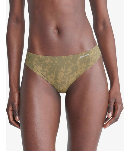 Tanga Verde Estampado De Mujer Calvin Klein