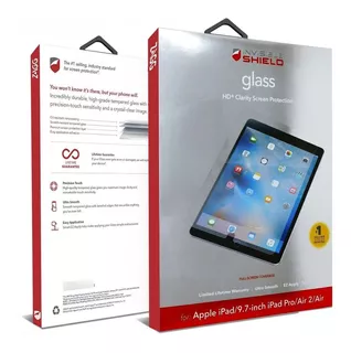 Mica De Vidrio 9h Zagg Para iPad 9.7 6ta Gen A1893 A1954