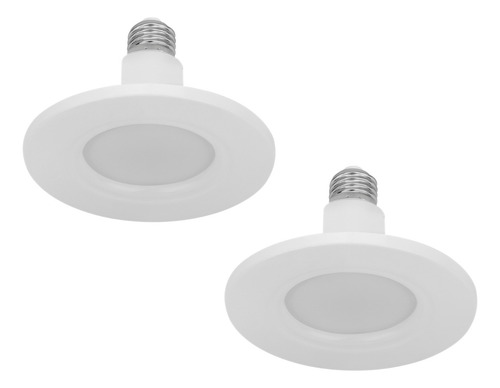 12 Focos Led Smd De Aluminio Estevez E26 8.5w Blanco
