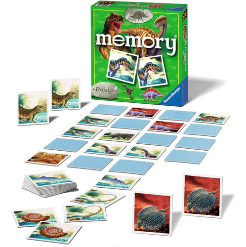Juego De Mesa Ravensburger Memory Dinosaurios 22099