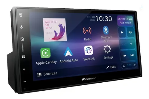 Multimídia 6,8 Pol Pioneer Dmh-a5650bt Car Play Android Auto