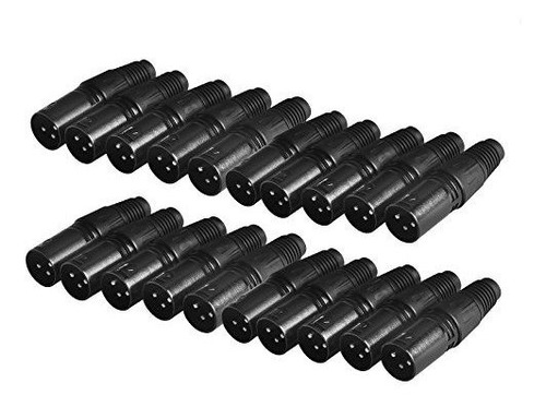 Eoere 20 Pack 1/4 PuLG De Audio Enchufes De Audio Ts Overol