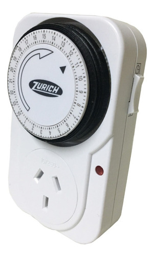 Timer Programable Mecanico Enchufable Zurich Vidriera 2hp