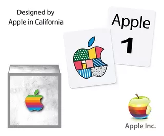 Calcomanía Apple - Stickers Deco Vintage - Promo 2 X 1