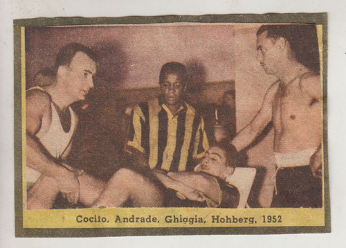 Uruguay Futbol Figurita Alcides Ghiggia Sesion Masajes 1952 